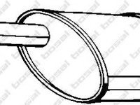 Toba esapament finala DAEWOO NUBIRA (KLAJ) (1997 - 2016) BOSAL 141-193 piesa NOUA