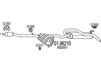 Toba esapament finala FIAT BRAVA 182 MTS 1.9621