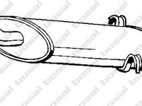 Toba esapament finala FIAT CROMA (154) - BOSAL 148-305