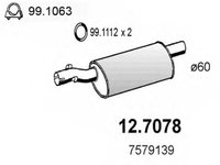 Toba esapament finala FIAT DUCATO caroserie 290 ASSO 127078