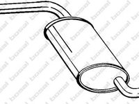 Toba esapament finala FIAT FIORINO caroserie (146), FIAT FIORINO Pick up (146) - BOSAL 278-675