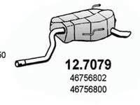 Toba esapament finala FIAT IDEA 350 ASSO 127079