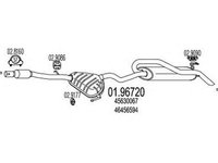 Toba esapament finala FIAT MAREA 185 MTS 1.9672