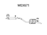 Toba esapament finala FIAT PUNTO (176) (1993 - 1999) QWP WEX671 piesa NOUA