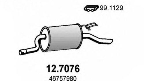 Toba esapament finala FIAT PUNTO 188 ASSO 127