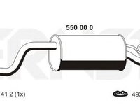 Toba esapament finala FIAT PUNTO 188 ERNST 550000