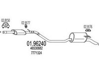 Toba esapament finala FIAT PUNTO Van 176L MTS 1.9624