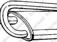 Toba esapament finala FORD ESCORT Mk VI limuzina (GAL), FORD ORION Mk III (GAL) - BOSAL 154-475