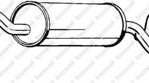 Toba esapament finala FORD ESCORT Mk VII (GAL