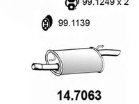 Toba esapament finala FORD FIESTA caroserie JV ASSO 147063