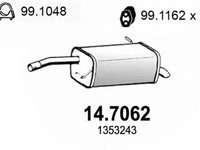 Toba esapament finala FORD FIESTA V JH JD ASSO 147062