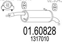 Toba esapament finala FORD FIESTA V JH JD MTS 1.60828