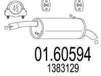 Toba esapament finala FORD FIESTA V JH JD MTS 1.60594