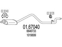 Toba esapament finala FORD TRANSIT bus E MTS 1.6704