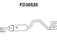 Toba esapament finala FORD TRANSIT platou sasiu E VENEPORTE FD30525