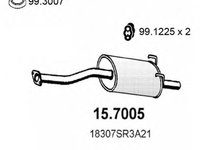 Toba esapament finala HONDA CIVIC V Hatchback EG ASSO 157005