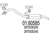 Toba esapament finala KIA SORENTO I JC MTS 1.60585