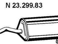 Toba esapament finala MERCEDES-BENZ C-CLASS (W203) EBERSPÄCHER 23.299.83