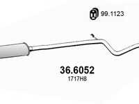 Toba esapament finala MERCEDES-BENZ E-CLASS W211 ERNST 366052