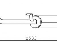 Toba esapament finala MERCEDES-BENZ SPRINTER 2-t platou sasiu 901 902 DINEX 50471