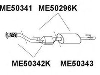 Toba esapament finala MERCEDES-BENZ SPRINTER 3-t caroserie 903 VENEPORTE ME50343