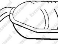 Toba esapament finala MERCEDES E-CLASS (W124) (1993 - 1995) BOSAL 278-209