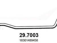 Toba esapament finala MINI MINI Cabriolet (R52) (2004 - 2007) ASSO 29.7003 piesa NOUA