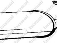 Toba esapament finala OPEL ASCONA C (81_, 86_, 87_, 88_), VAUXHALL CAVALIER Mk II - BOSAL 185-955