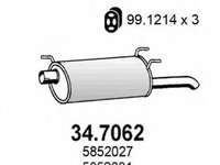 Toba esapament finala OPEL ASTRA F (56_, 57_) (1991 - 1998) ASSO 34.7062