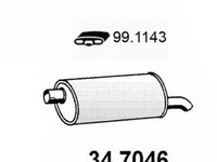 Toba esapament finala OPEL ASTRA F CLASSIC hatchback ASSO 347046