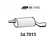 Toba esapament finala OPEL ASTRA F combi 51 52 ASSO 347013