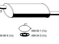 Toba esapament finala OPEL ASTRA F combi 51 52 ERNST 042161