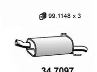 Toba esapament finala OPEL ASTRA G combi (F35_) (1998 - 2009) ASSO 34.7097