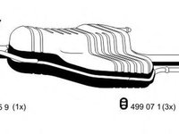 Toba esapament finala OPEL ASTRA G cupe F07 ERNST 055222