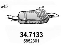 Toba esapament finala OPEL ASTRA H L48 ASSO 347133