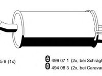 Toba esapament finala OPEL ASTRA H L48 ERNST 054201