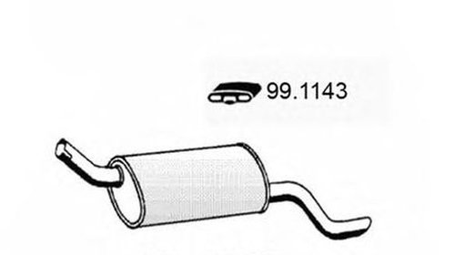 Toba esapament finala OPEL COMBO 71 ASSO 3470