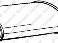 Toba esapament finala OPEL CORSA A hatchback (93_, 94_, 98_, 99_), VAUXHALL NOVA hatchback - BOSAL 185-161