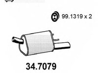 Toba esapament finala OPEL CORSA B 73 78 79 ASSO 347079