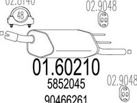 Toba esapament finala OPEL CORSA B 73 78 79 MTS 1.6021