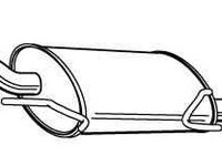 Toba esapament finala OPEL CORSA C caroserie F08 W5L WALKER 22372