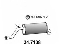 Toba esapament finala OPEL CORSA D (2006 - 2016) ASSO 34.7138 piesa NOUA