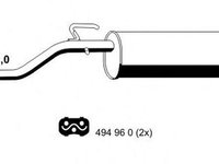 Toba esapament finala OPEL CORSA D ERNST 012171