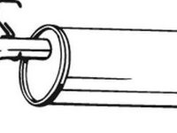 Toba esapament finala OPEL CORSA D Van BOSAL 185-313