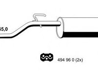 Toba esapament finala OPEL CORSA E Van ERNST 012195