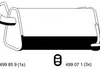 Toba esapament finala OPEL MERIVA ERNST 033237