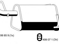 Toba esapament finala OPEL MERIVA ERNST 057011