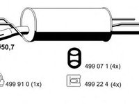 Toba esapament finala OPEL OMEGA B 25 26 27 ERNST 024235