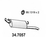 Toba esapament finala OPEL VECTRA A (86_, 87_) (1988 - 1995) ASSO 34.7057