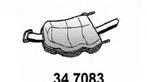 Toba esapament finala OPEL VECTRA B (36_) (19